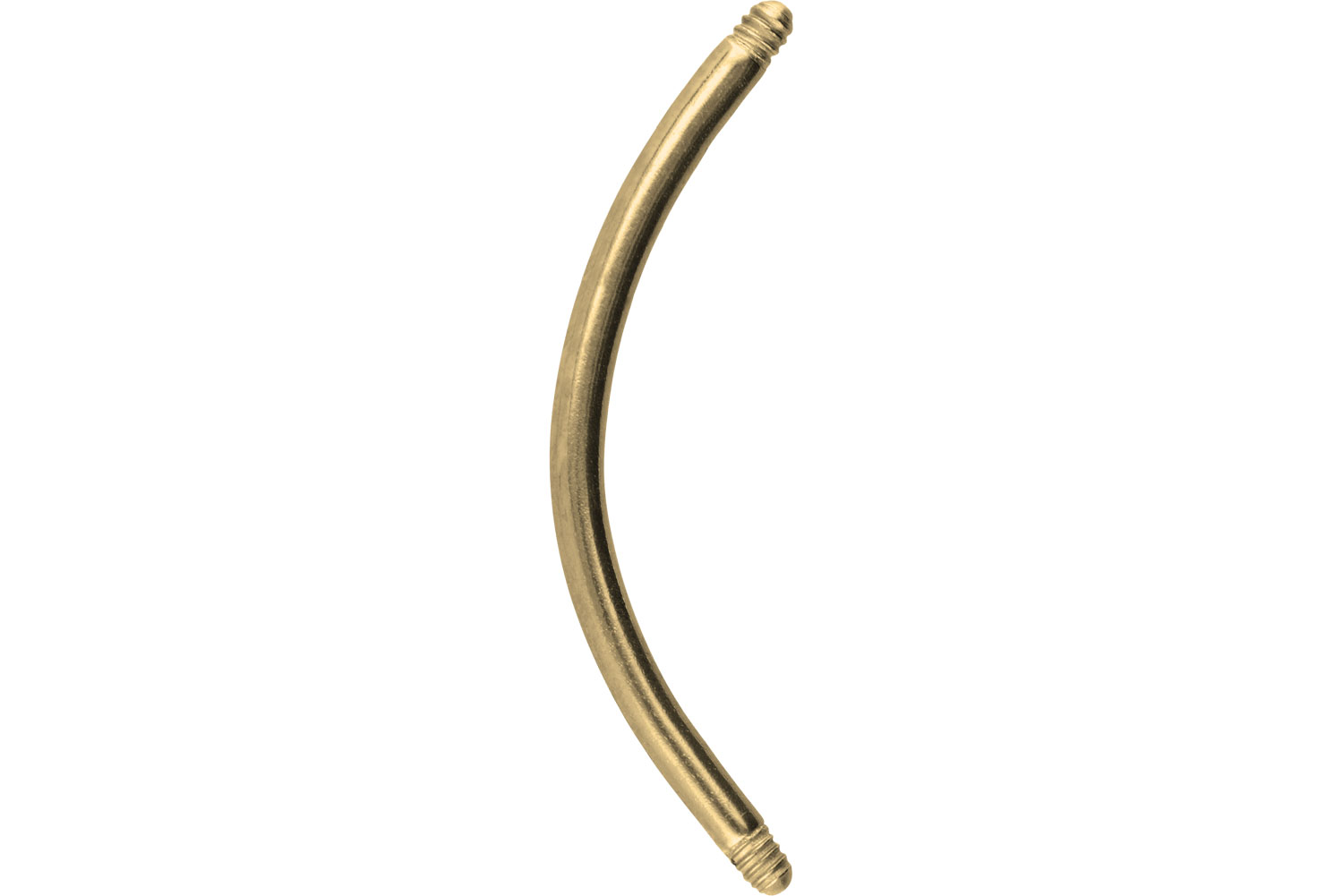 Chirurgenstahl Piercing Banane ohne Kugeln